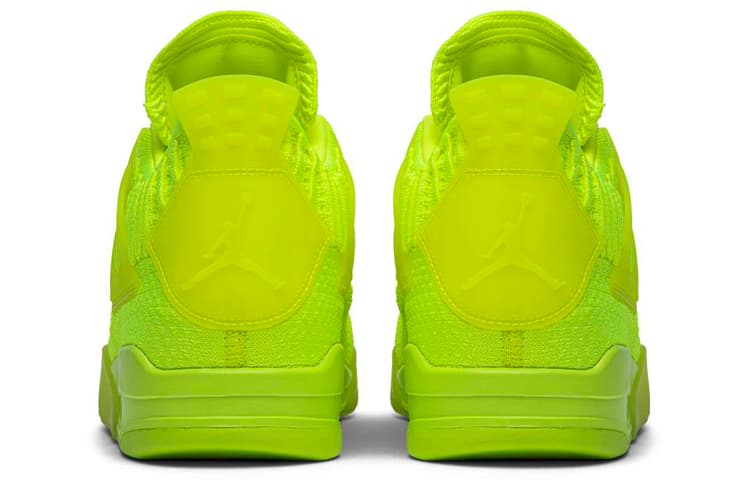 JORDAN 4 Retro Flyknit Volt 6