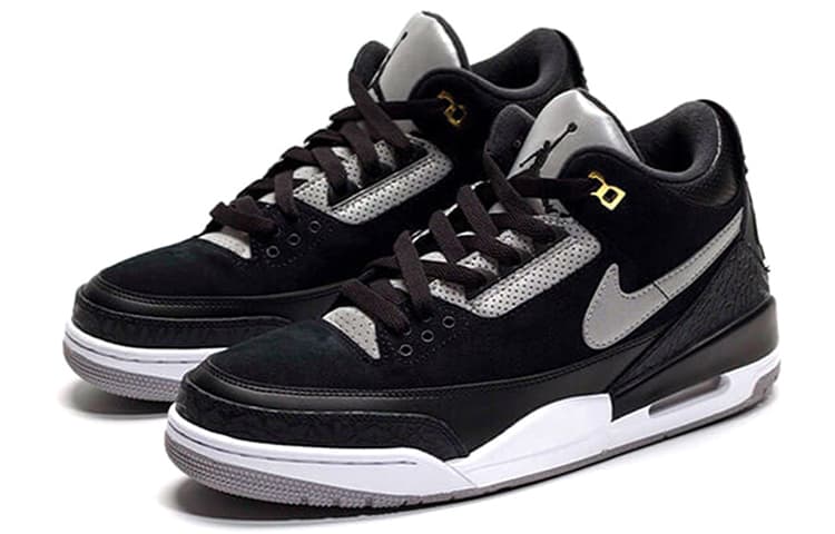 JORDAN 3 Retro Tinker Black Cement Gold 5