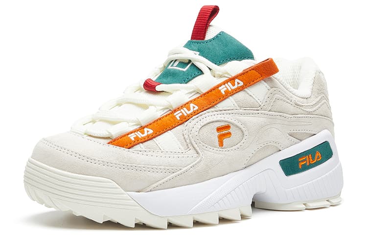 FILA D Formation Daddy Shoes Green/Orange/White Women's 6