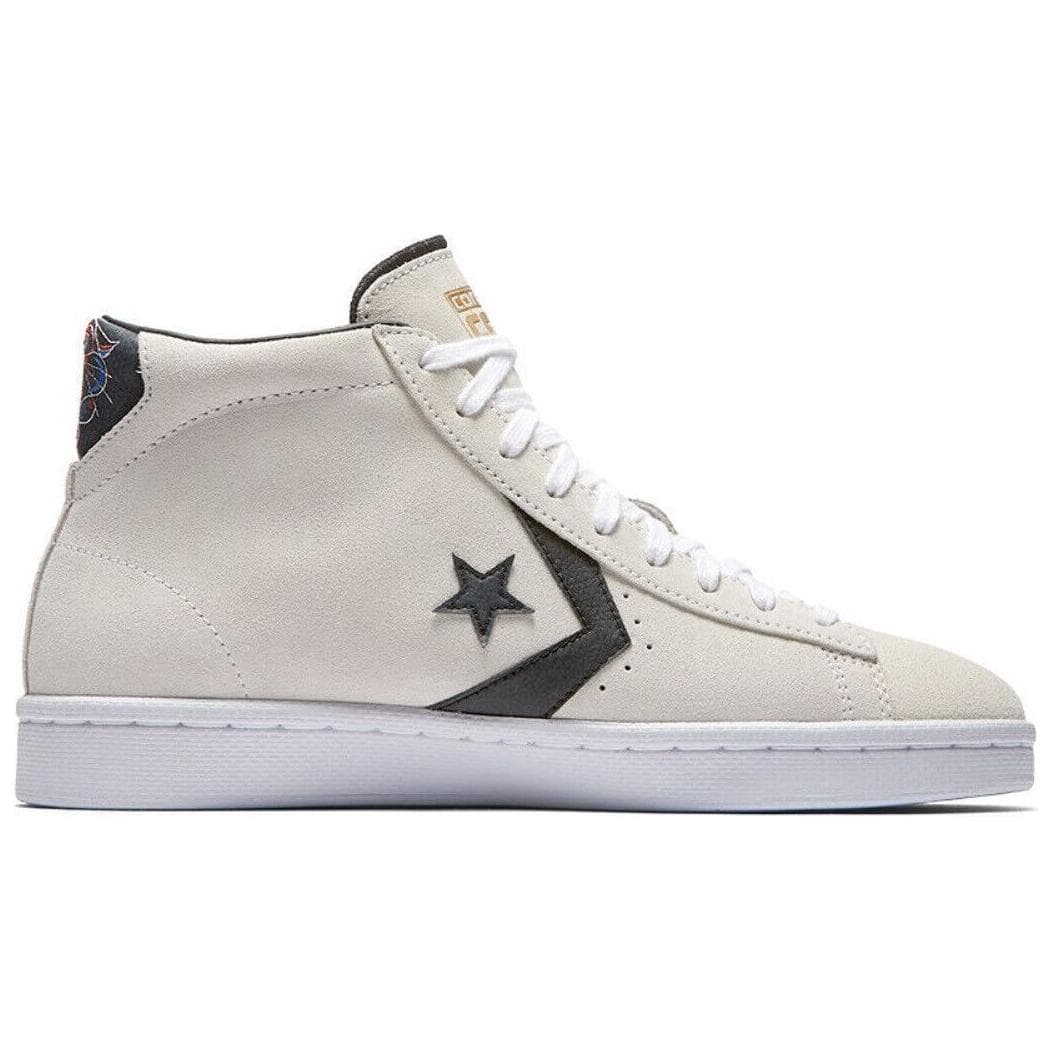 Converse Pro Leather Hi Al Davis White Suede 3