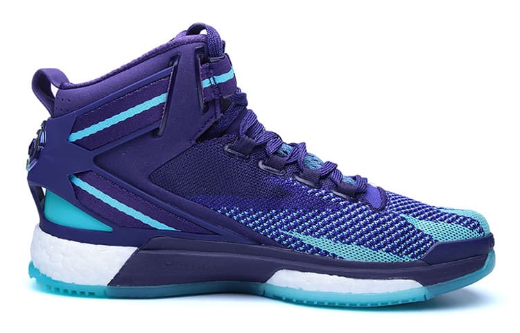 Adidas D Rose 6 Boost Primeknit Purple Blue 4
