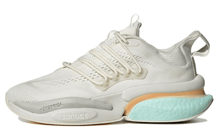Adidas AlphaBoost V1 Shoes 'Grey White Aqua' 2