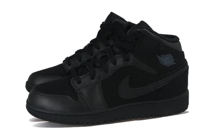 Jordan 1 Mid Triple Black 2016 GS 6
