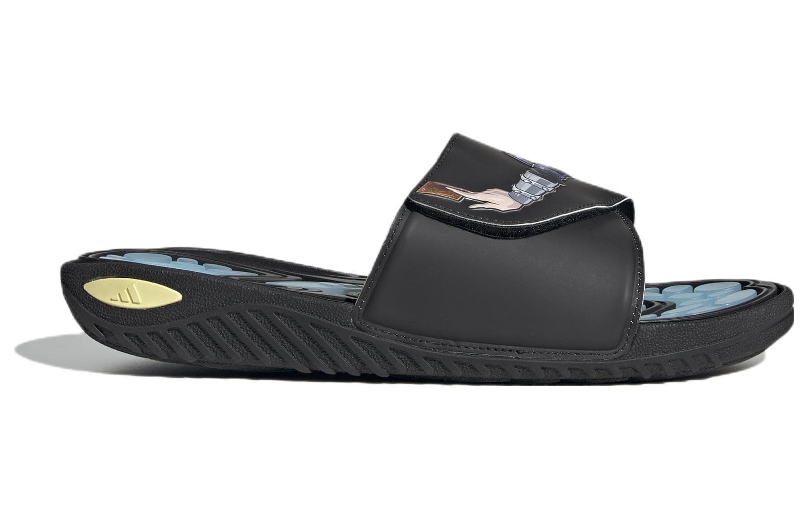 Adidas Originals Reptossage Hook And Loop Slides Yu Gi Oh! Blue Eyes White Dragon 3
