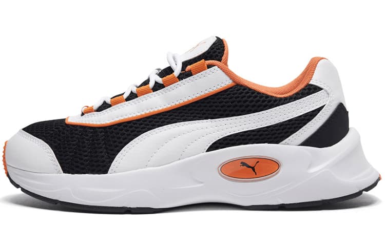 PUMA Nucleus Black White Orange 2