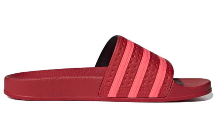 Adidas Originals Adilette Slide 'Scarlet' Women's 4