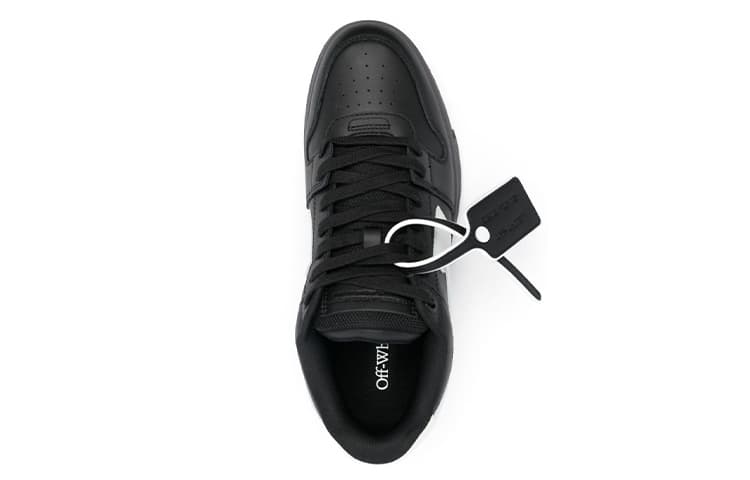 OFF WHITE Out Of Office Ooo Low Tops Black Grey White FW23 3
