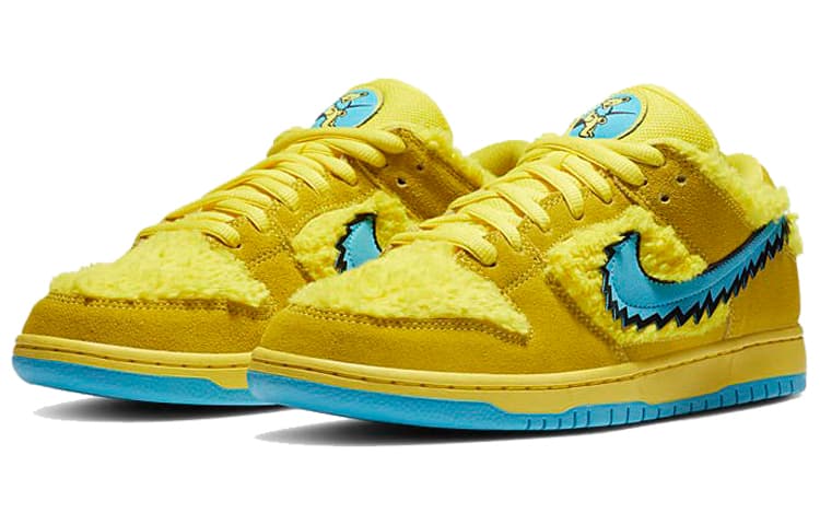 Nike Sb Dunk Low Grateful Dead Bears Opti Yellow 6
