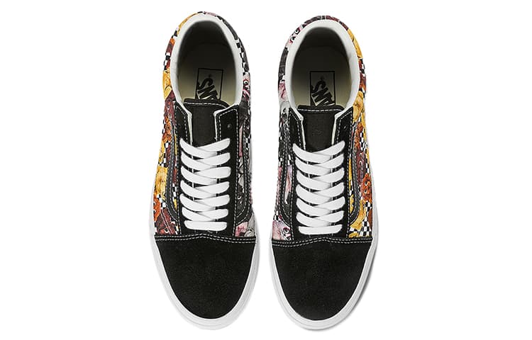 Vans Old Skool Low Tops Skateboarding Shoes Unisex Black White 6