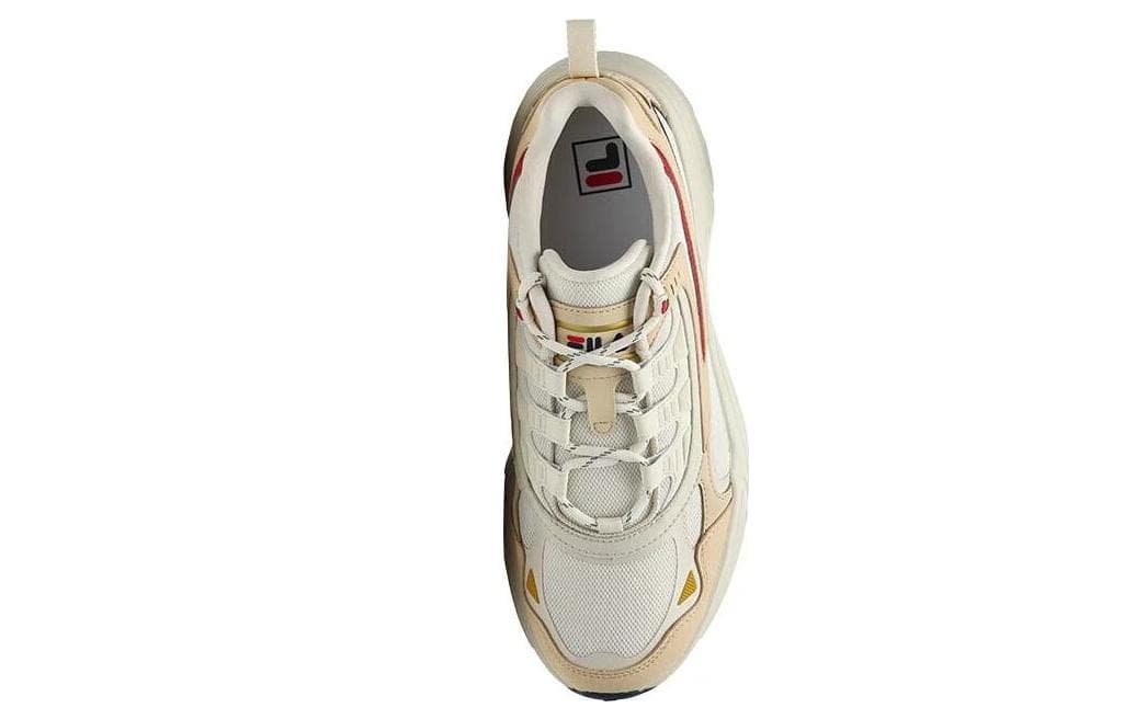 FILA Cube Running Shoes 'White Beige' 6