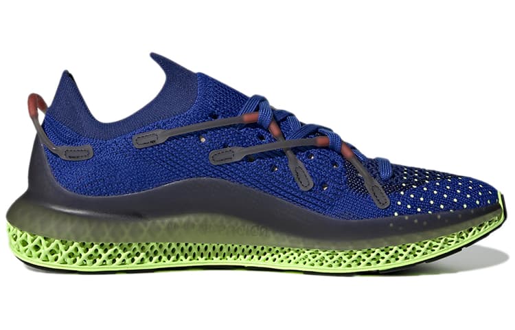 Adidas Originals 4D Fusio Bold Blue Light Flash Yellow 4