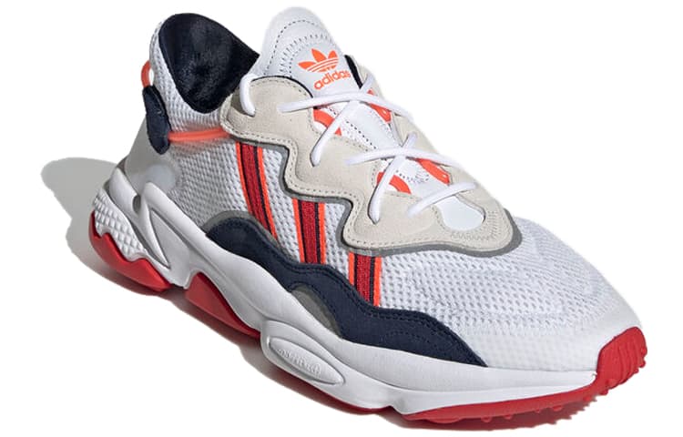 Ozweego Adidas Originals 'White Collegiate Navy Scarlet' 3