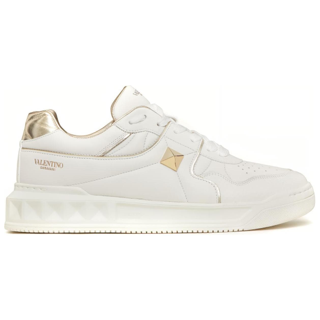 Valentino Garavani One Stud XL Leather Sneakers 4