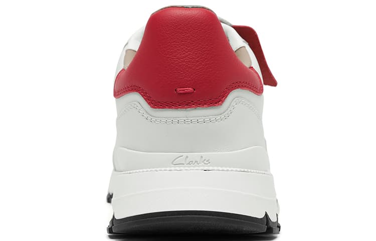 Clarks Low Top Casual Shoes Men's White 6