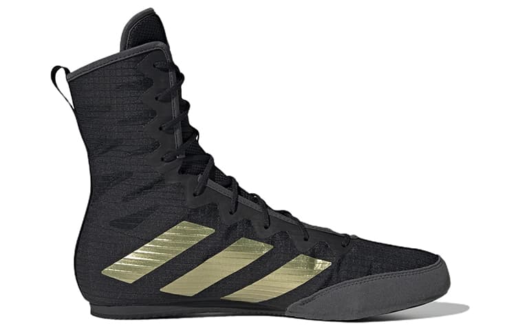 Adidas Box Hog 4 Core Black Gold Metallic Grey 4