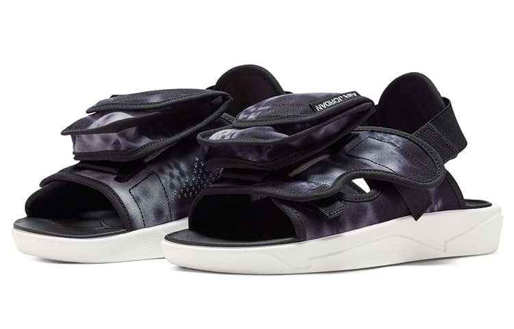 JORDAN Ls Slide Cozy Non Slip Outdoor Sports Sandals Black White Tie Dye 'Black White' 4