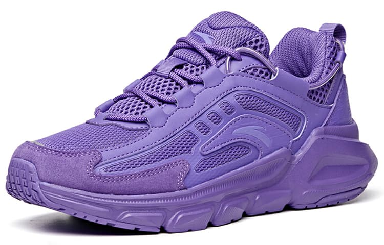 Anta Flying Slip-Resistant Breathable Low-Top Casual Shoes Women's Light Purple 4