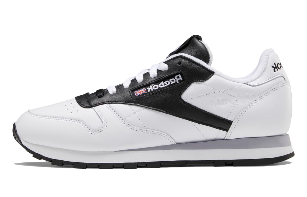 Reebok Classic Leather Black White Shoes/Sneakers
