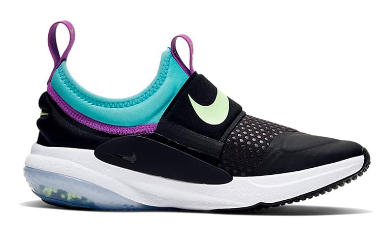 Nike Joyride Nova Cushioning Slip-Resistant Low-Top Running Shoes GS Black Blue Purple 3