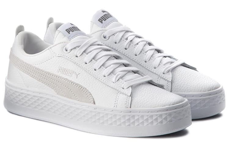 PUMA Smash Platform Low 'White' Women's 5