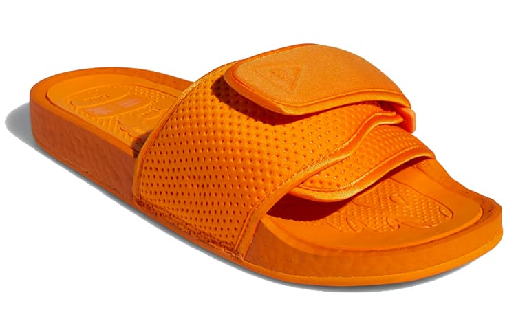 Adidas Originals Boost Slide Pharrell Bright Orange 6