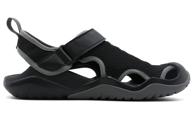 Crocs Swiftwater Sandals 'Black Dark Grey' 3