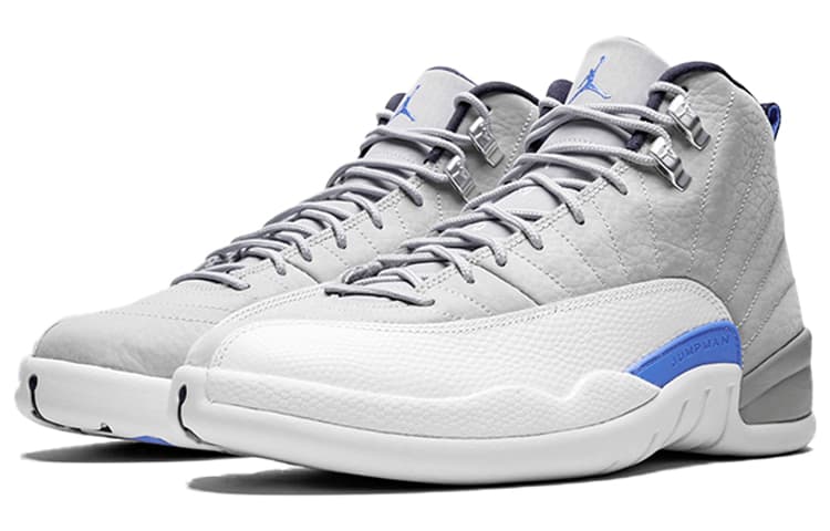 JORDAN 12 Retro Grey University Blue 6