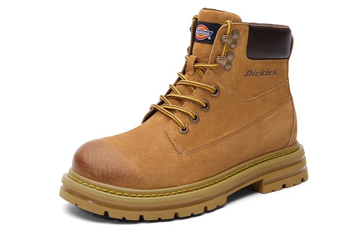 Dickies Fleece-Lined Martin Boots Men's Earth Yellow 3