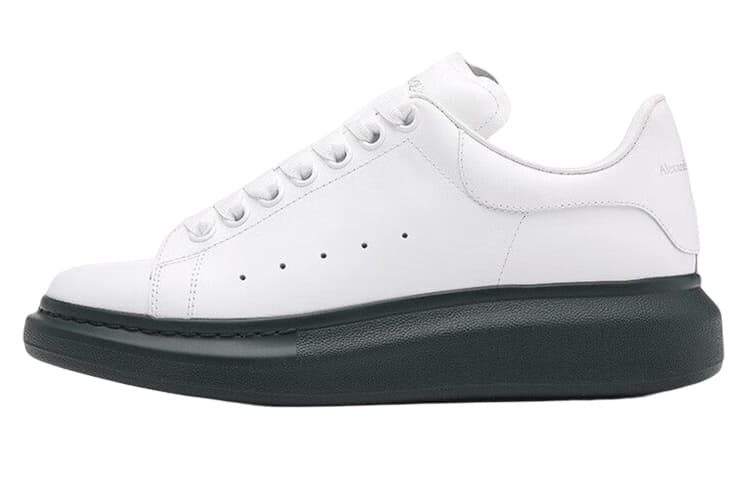 Alexander McQueen Oversized Sneaker White Green Sole 2