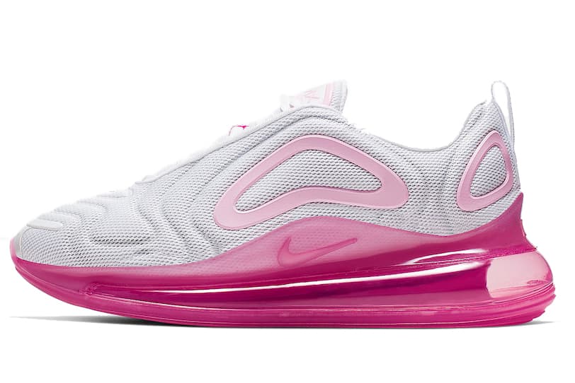 Nike Air Max 720 White Pink Rise Laser Fuchsia Women's 2