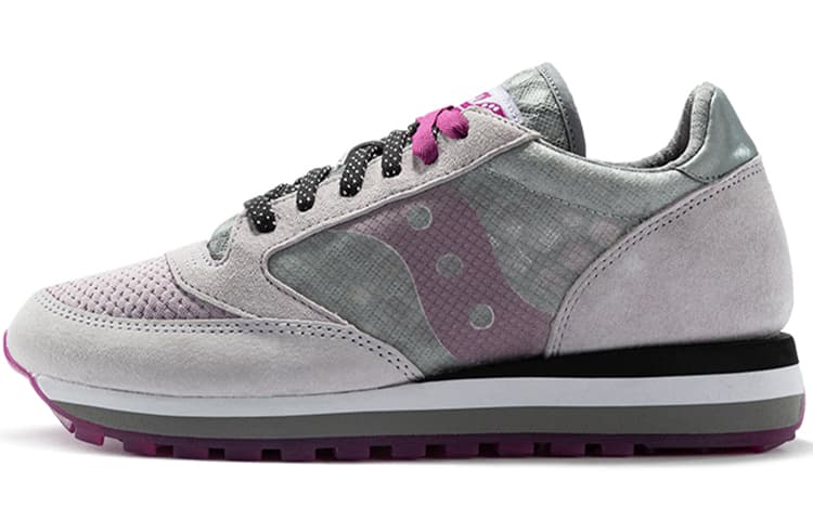 Saucony Jazz Triple Cushioning Anti-Slip Wear-Resistant Breathability Low-Top Running Shoes Women's Light Pink