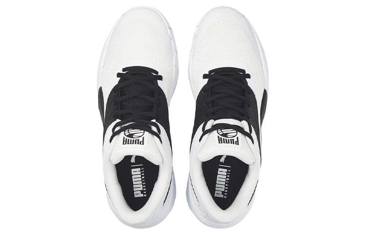 PUMA Triple Low Tops White Black 5