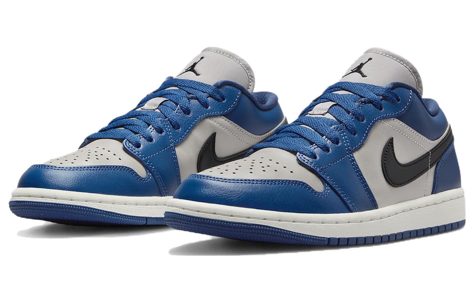 JORDAN 1 Low French Blue College Grey Women's 6