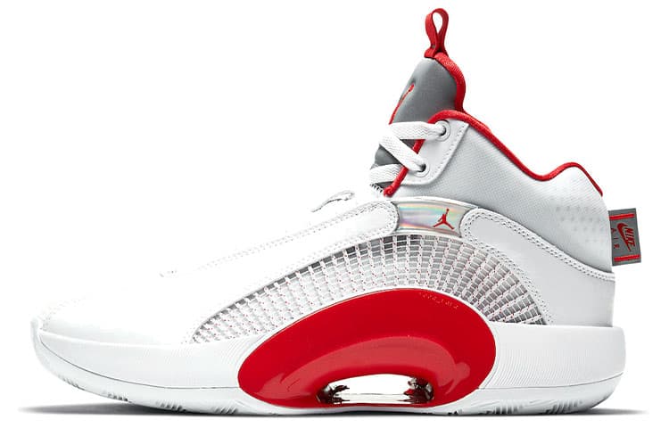 JORDAN Xxxv Fire Red White Sole 3