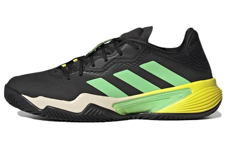 Adidas Barricade Clay Men Tennis Shoes 'Black Green' 2