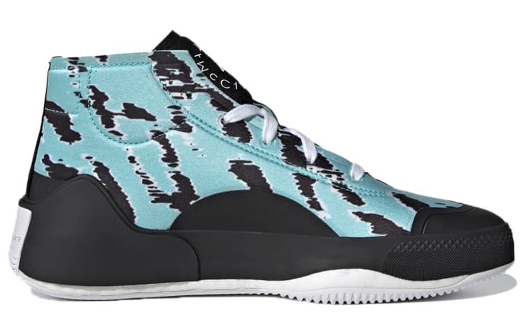 Adidas Stella McCartney X Adidas Treino Mid Graphic 'Black Blue' Women's 4
