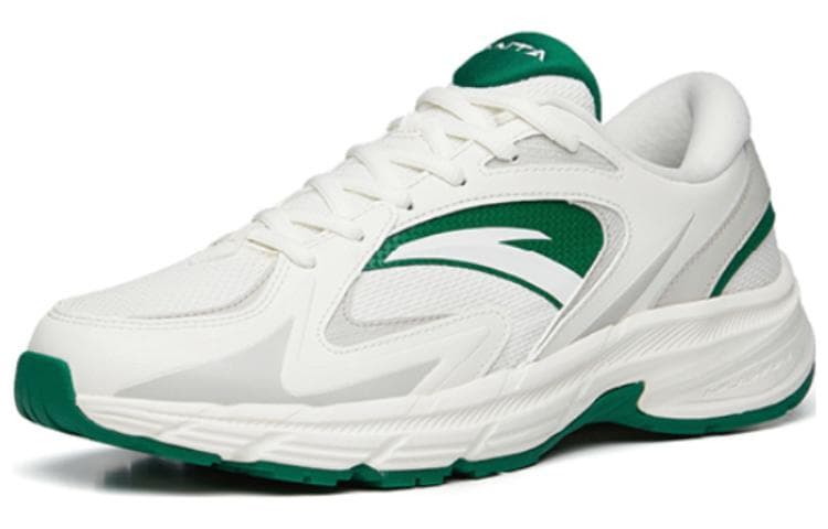 Anta AT952 Breathable Low-Top Sports Casual Shoes Men's White Green Gray 5