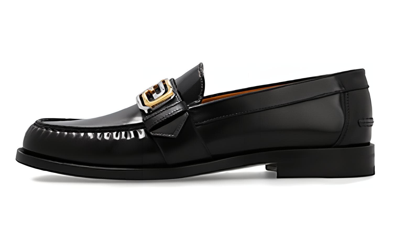 GUCCI Gg Buckle Loafer Black 2