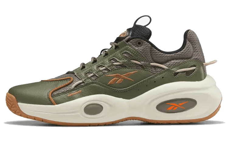 Reebok Solution   Mid 'Trek Grey Hunter Green'