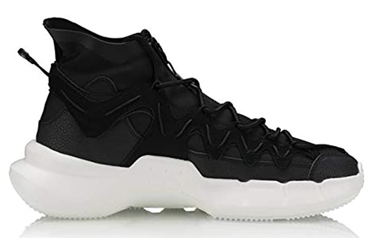 LiNing Essence 2.3 Anti-Slip Wear-Resistant High-Top Vintage Basketball Shoes Women's Black 3