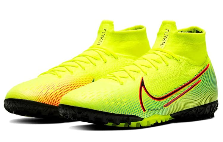 Nike Mercurial Superfly 7 Elite Mds TF Turf 'Yellow Green' 6