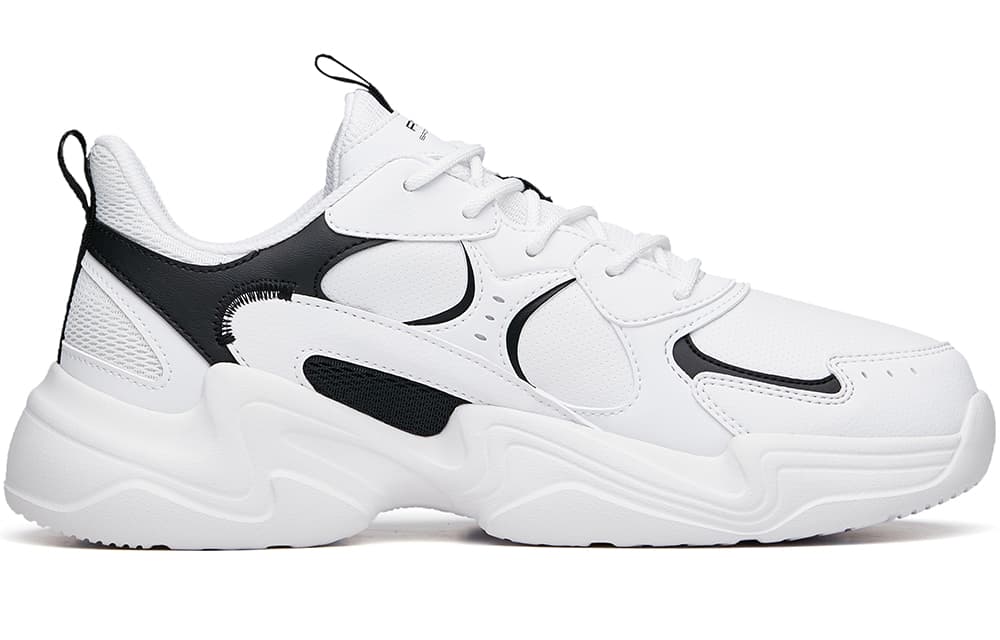 ANTA Life Collection Chunky Sneakers Men Low-Top ANTA White/Black 4