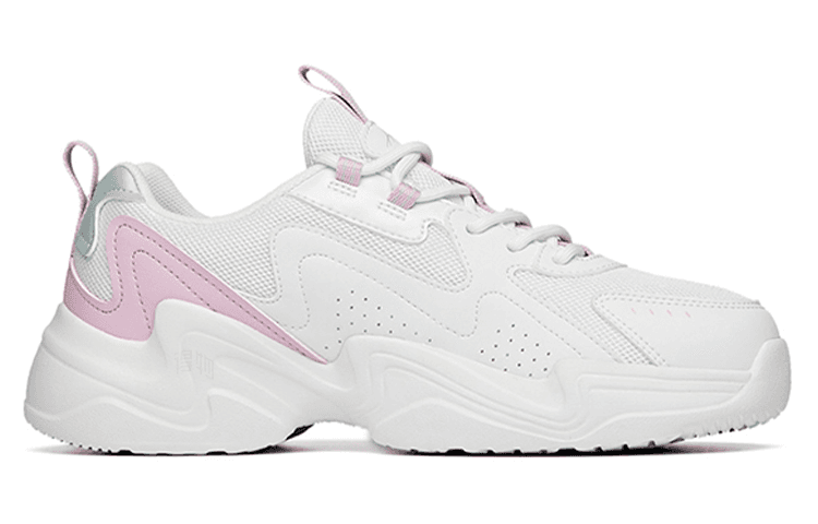 Anta Fabric Synthetic Leather Comfortable Versatile Slip-Resistant Wear-Resistant Waterproof Support Lightweight Low-Top Dad Shoes Women's 3