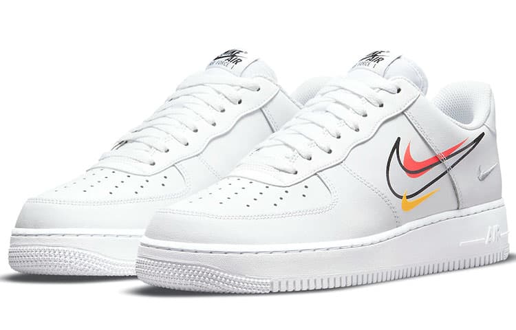 Nike Air Force 1 Low Multi Swoosh White 6