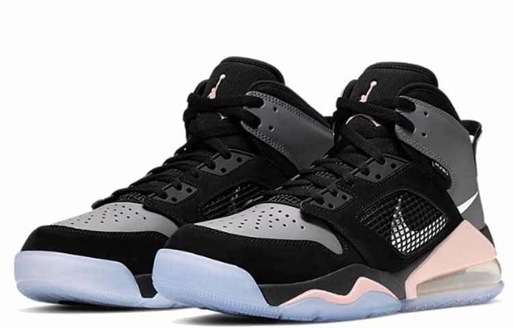 JORDAN Mars 270 Black Gunsmoke Crimson Tint 3