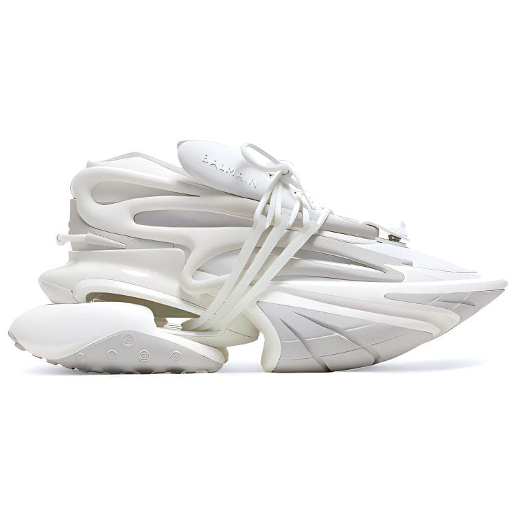 BALMAIN Unicorn Lace Up Chunky Sneakers Women's 3