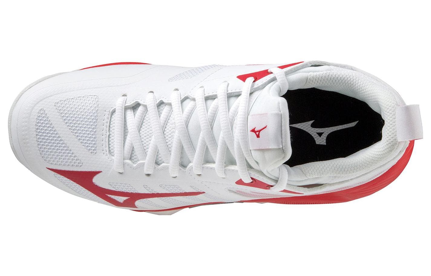 Mizuno Wave Dimension 'White Red' 5