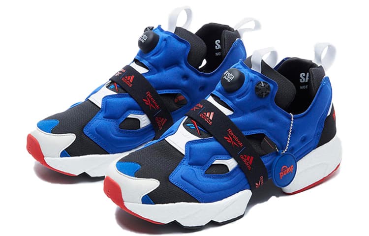 Reebok Instapump Fury Boost Blue Black Red 4