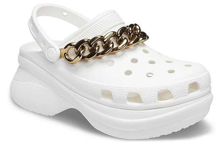 Crocs Retro Chain White Gold Sandals 'White Gold' Women's 3