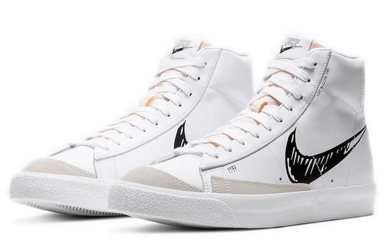 Nike Blazer Mid 77 Sketch - Black 5